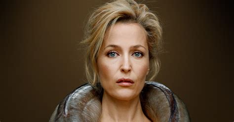 gillian anderson nude|Gillian Anderson poses nude for 70.